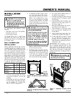 Предварительный просмотр 9 страницы Desa Vanguard VMH26TNB Owner'S Operation And Installation Manual