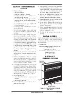 Preview for 4 page of Desa Vanguard VMH26TNC Owner'S Operation And Installation Manual