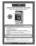 Desa Vanguard VN10T Owner'S Operation And Installation Manual preview