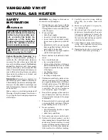 Preview for 2 page of Desa Vanguard VN10T Owner'S Operation And Installation Manual