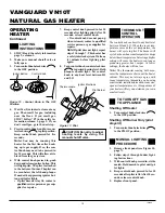 Preview for 10 page of Desa Vanguard VN10T Owner'S Operation And Installation Manual