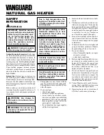 Preview for 2 page of Desa Vanguard VN10TA Owner'S Operation And Installation Manual