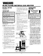 Preview for 10 page of Desa Vanguard VN600BA Owner'S Operation And Installation Manual