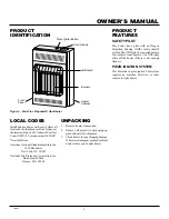 Preview for 3 page of Desa Vanguard VP600BA Owner'S Operation And Installation Manual