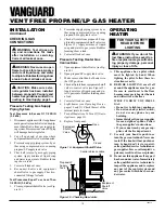 Preview for 10 page of Desa Vanguard VP600BA Owner'S Operation And Installation Manual