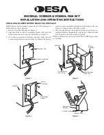 Предварительный просмотр 1 страницы Desa VCBK4L Installation And Operating Instructions