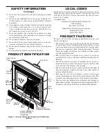 Preview for 3 page of Desa Victorian V36EN Series Owner'S Operating And Installation Manual