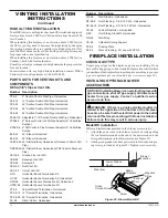 Предварительный просмотр 14 страницы Desa VK36N SERIES Owner'S Operation And Installation Manual