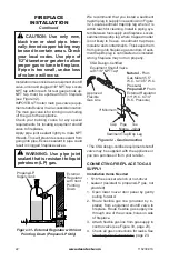 Предварительный просмотр 22 страницы Desa VKC42N Series Owner'S Operation And Installation Manual