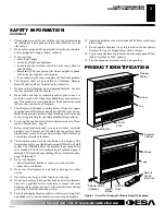 Предварительный просмотр 3 страницы Desa VMH10TNB Owner'S Operation And Installation Manual