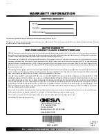 Preview for 44 page of Desa VMH10TNB Owner'S Operation And Installation Manual