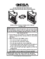 Desa VP324E Owner'S Operation And Installation Manual preview