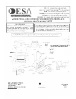 Предварительный просмотр 1 страницы Desa VS36(1) Installation Instructions Manual