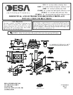 Desa VS36 Series Installation Instructions Manual preview