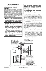 Preview for 11 page of Desa VSGF36NRC Owner'S Operation And Installation Manual