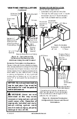 Предварительный просмотр 11 страницы Desa VT32N  Series Owner'S Operation And Installation Manual