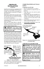 Предварительный просмотр 21 страницы Desa VT32N  Series Owner'S Operation And Installation Manual