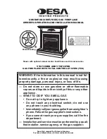 Desa VTGF33NRB Owner'S Operation And Installation Manual preview