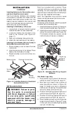 Предварительный просмотр 18 страницы Desa VUL18NR Owner'S Operation And Installation Manual