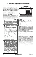 Preview for 10 page of Desa VUM36 Owner'S Operation And Installation Manual