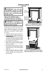 Предварительный просмотр 13 страницы Desa VUM36 Owner'S Operation And Installation Manual