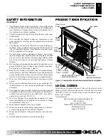 Предварительный просмотр 3 страницы Desa VV36ENA1 Series Owner'S Operation And Installation Manual