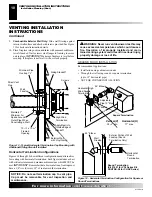 Preview for 10 page of Desa VV36NA1 SERIES Owner'S Operation And Installation Manual