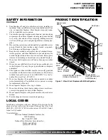 Предварительный просмотр 3 страницы Desa VV36NB1 Series Owner'S Operation And Installation Manual