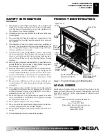 Preview for 3 page of Desa VV42NB Owner'S Operation And Installation Manual