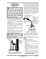 Предварительный просмотр 22 страницы Desa VVC36NE Series Owner'S Operation And Installation Manual