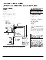 Preview for 10 page of Desa VYGF33NR Owner'S Operation And Installation Manual