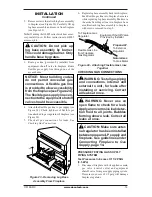 Предварительный просмотр 15 страницы Desa VYGF33NRC Owner'S Operation And Installation Manual