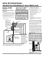 Предварительный просмотр 10 страницы Desa VYGF33PR Owner'S Operation And Installation Manual