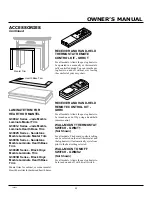 Предварительный просмотр 23 страницы Desa VYGF33PR Owner'S Operation And Installation Manual