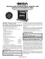 Предварительный просмотр 1 страницы Desa W32AOSA Assembly And Installation Instructions