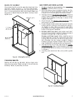 Предварительный просмотр 3 страницы Desa Wall Mantel and Base W26LC Assembly And Installation Instructions