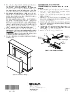 Предварительный просмотр 12 страницы Desa Wall Mantel and Base W32LT Assembly And Installation Instructions Manual