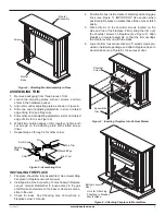 Предварительный просмотр 3 страницы Desa Wall Mantel with Base and Trim WD26CP Assembly And Installation Instructions Manual