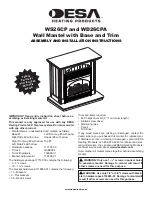 Desa Wall Mantel with Base and Trim WD26CPA Assembly And Installation Instructions preview