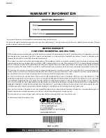 Предварительный просмотр 28 страницы Desa WMN20 Safety Information And Installation Manual