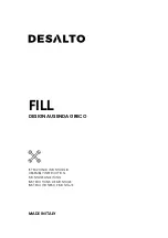 Desalto FILL Assembly Instruction Manual предпросмотр