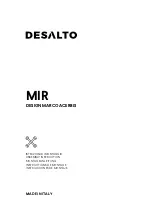 Desalto MIR Assembly Instruction Manual preview