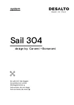 Preview for 1 page of Desalto Sail 304 Assembly Instruction Manual