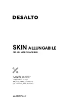 Desalto SKIN ALLUNGABILE Assembly Instruction Manual предпросмотр