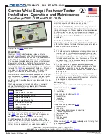 Desco 19250 Technical Bulletin предпросмотр