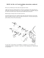 Предварительный просмотр 2 страницы Desco Air Hat Air Train Installation Instructions