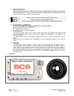 Preview for 2 page of Desco SCS 966-II User Manual