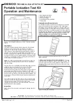 Desco TB-2071 Operation And Maintenance preview