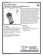 Desco TB-3081 Technical Bulletin preview