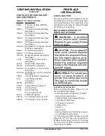 Предварительный просмотр 14 страницы Design Dynamics dvf-36h-n Owner'S Operation And Installation Manual